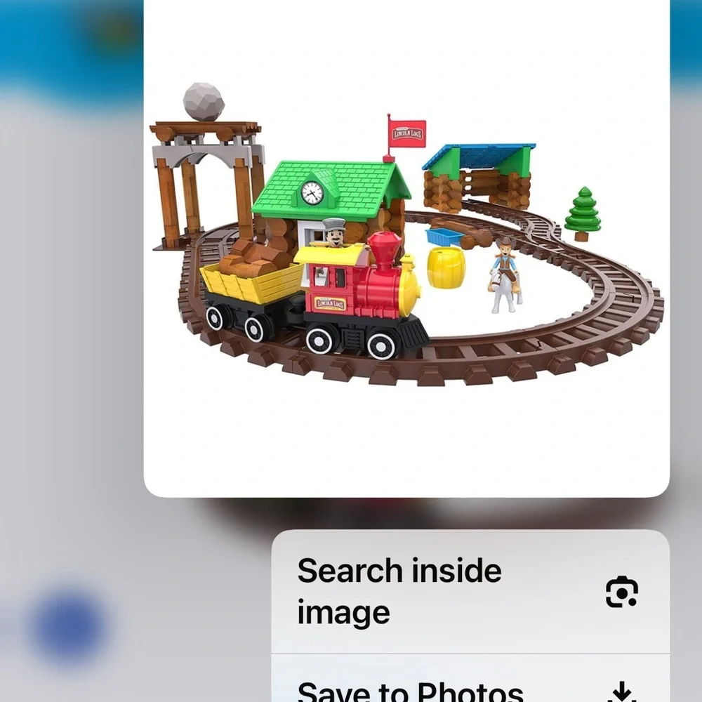 The Original Lincoln Logs Sawmill Express Railroad Trains Childrens BuildingToys - Picture 9 of 9